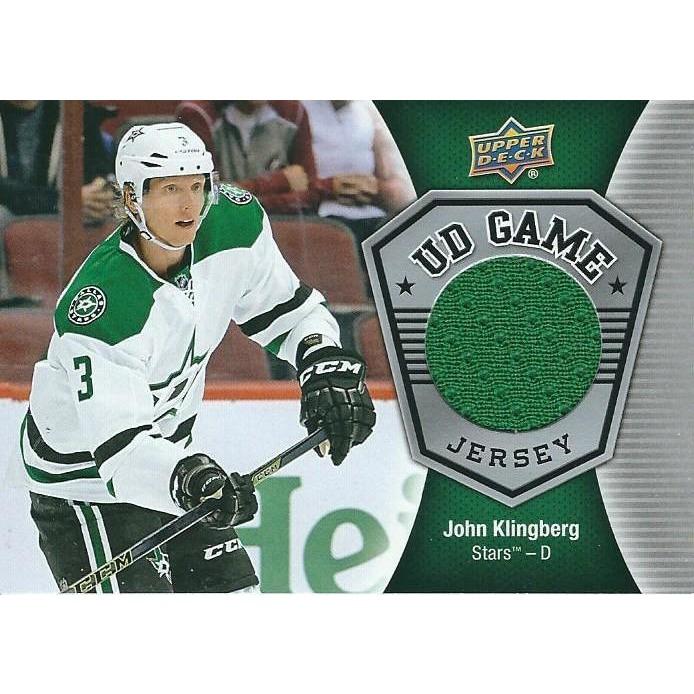 2016-17 Upper Deck John Klingberg Game Jersesy BB DAL
