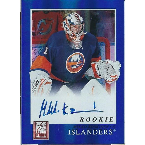 2011-12 Panini Donruss Elite Mikko Koskinen Rookie Autograph Blue BB NYI