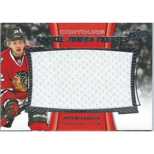 2015-16 Upper Deck Contours Artemi Panarin Rookie Jumbo Fabrics Jersey CHI