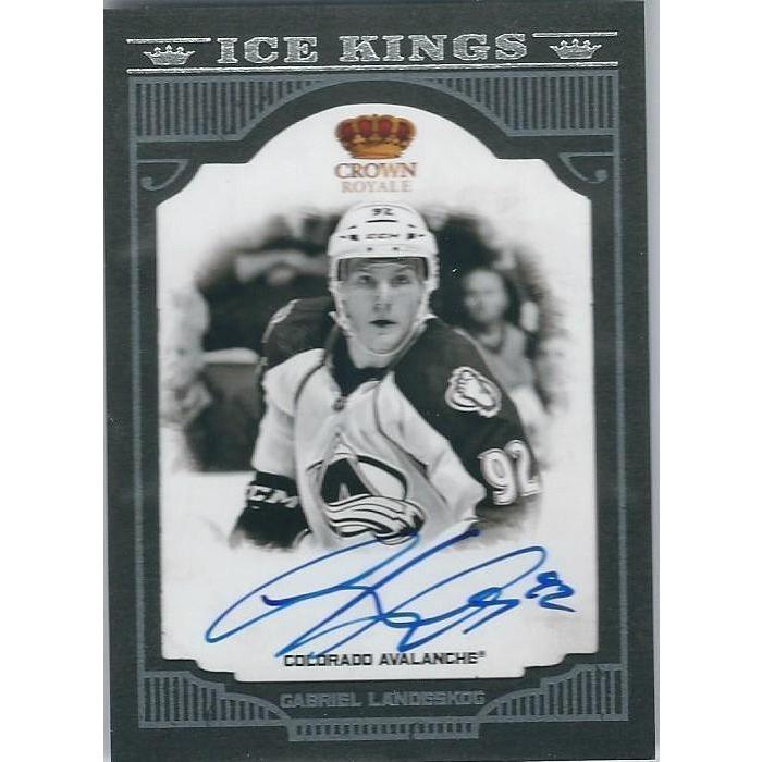2011-12 Panini Crown Royale Gabriel Landeskog Ice Kings Rookie Autograph /99 COL