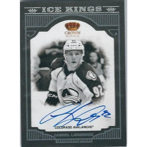 2011-12 Panini Crown Royale Gabriel Landeskog Ice Kings Rookie Autograph /99 COL