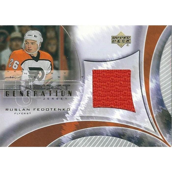 2001-02 Upper Deck Next Generation Ruslan Fedotenko Jersey BB PHI