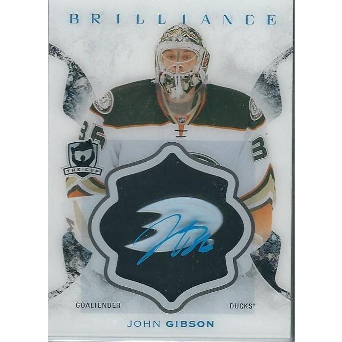 2016-17 Upper Deck The Cup John Gibson Brilliance Autograph ANA
