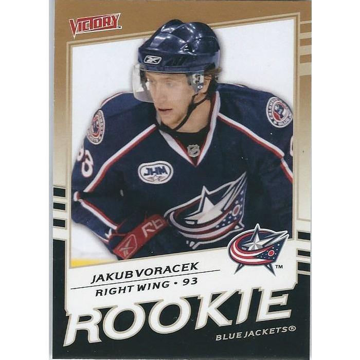 2008-09 Upper Deck Victory Jakub Voracek Gold Parallel Rookie #349 CLB