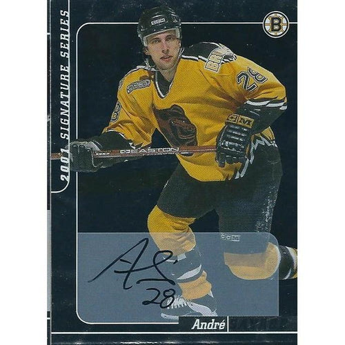 2000-01 BAP Signature Series Andre Savage Autograph BB BOS