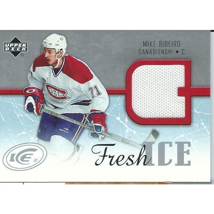 2005-06 Upper Deck Ice Mike Ribeiro Fresh Ice Jersey BB MTL