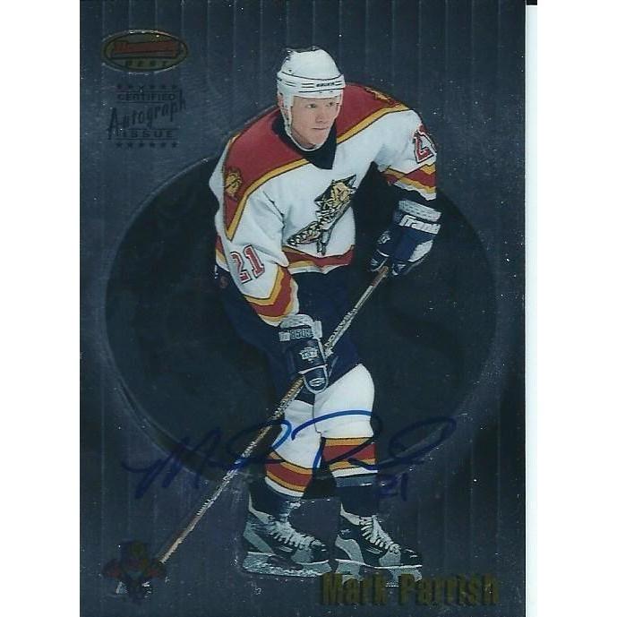 1998-99 Topps Bowman's Best Mark Parrish Autograph BB FLA