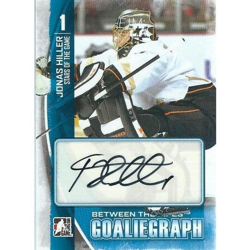 2013-14 ITG Between The Pipes Jonas Hiller Stars of the Game Autograph BB ANA