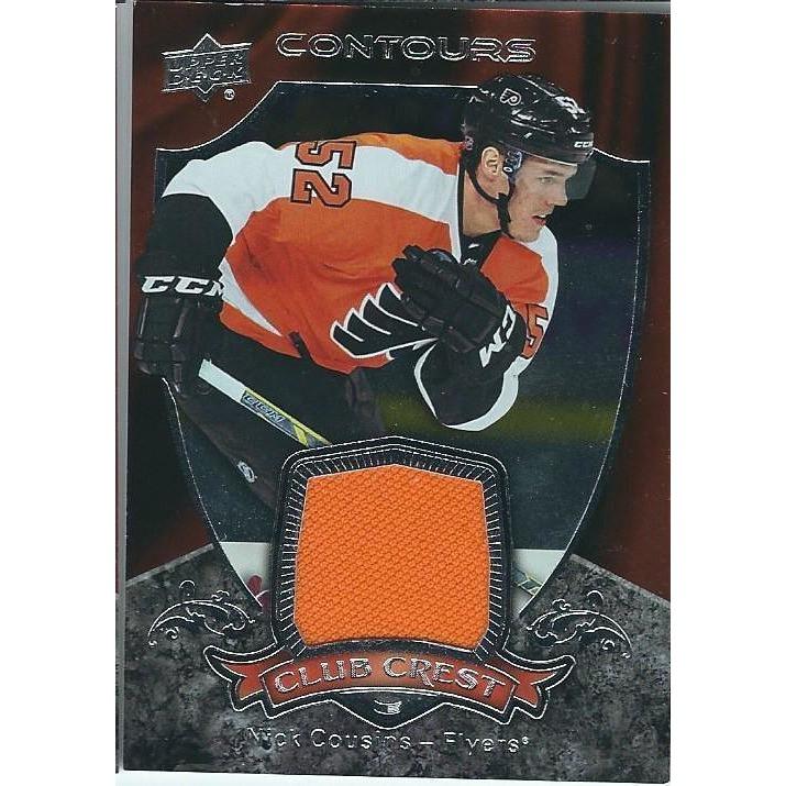 2015-16 Upper Deck Contours Nick Cousins Club Crest Rookie Jersey BB PHI