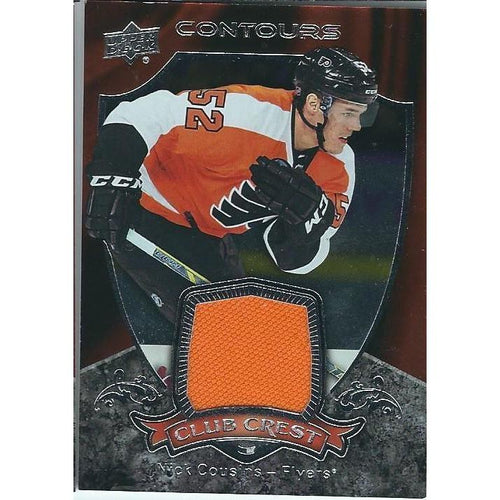 2015-16 Upper Deck Contours Nick Cousins Club Crest Rookie Jersey BB PHI