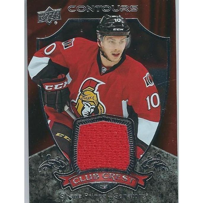 2015-16 Upper Deck Contours Shane Prince Club Crest Rookie Jersey BB OTT