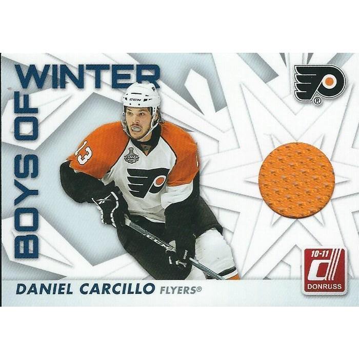 2010-11 Panini Donruss Daniel Carcillo Boys of Winter Jersey BB PHI
