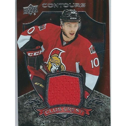 2015-16 Upper Deck Contours Shane Prince Club Crest Rookie Jersey BB OTT