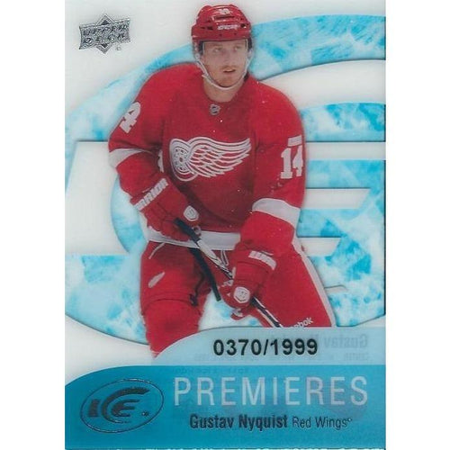 2011-12 Upper Deck Ice Gustav Nyquist Ice Premieres Rookie /1999 DET