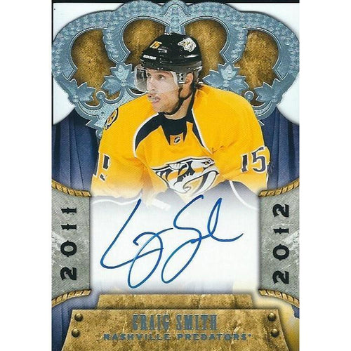 2011-12 Panini Crown Royale Craig Smith Die Cut Crown Rookie Autograph #159 BB NSH