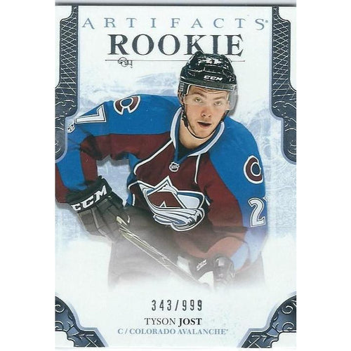 2017-18 Upper Deck Artifacts Tyson Jost Rookie /999 #164 COL