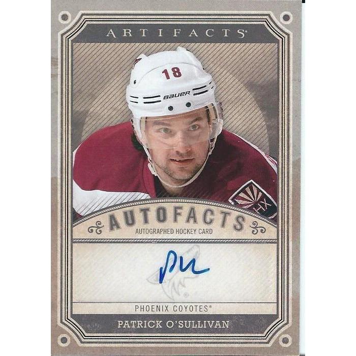 2013-14 Upper Deck Artifacts Patrick O'Sullivan Autofacts Autograph BB ARI