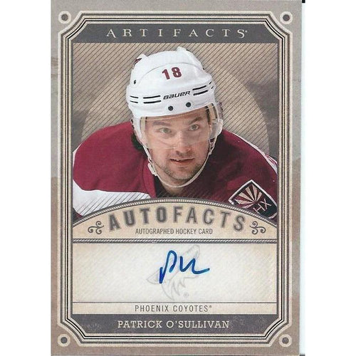 2013-14 Upper Deck Artifacts Patrick O'Sullivan Autofacts Autograph BB ARI