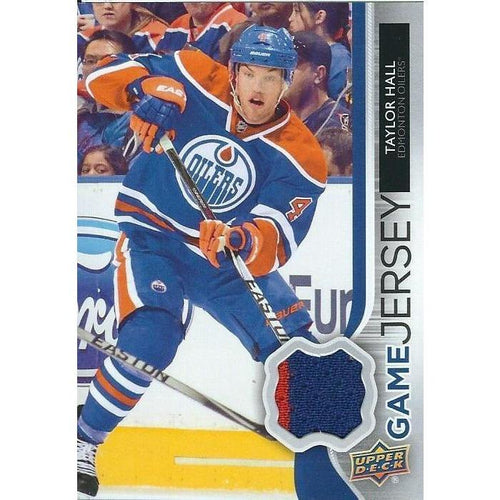 2014-15 Upper Deck Taylor Hall Game Jersey BB EDM
