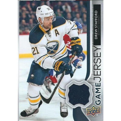 2014-15 Upper Deck Drew Stafford Game Jersey BB BUF