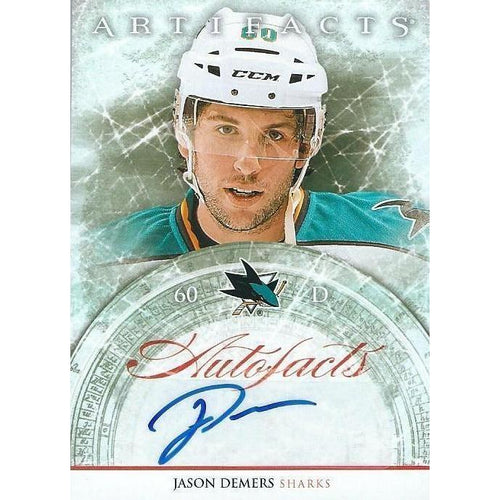 2012-13 Upper Deck Artifacts Jason Demers Autofacts Autograph BB SJS