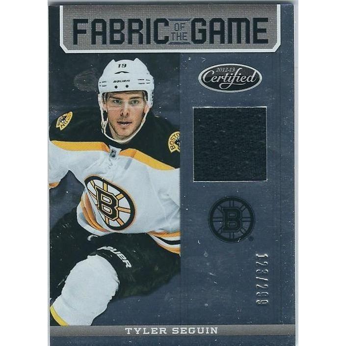 2012-13 Panini Certified Tyler Seguin Fabric of the Game Jersey /299 BB BOS