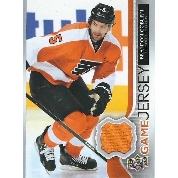 2014-15 Upper Deck Bradyon Coburn Game Jersey BB PHI
