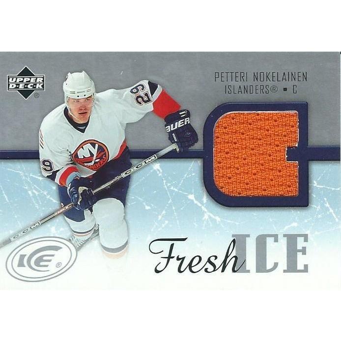 2005-06 Upper Deck Ice Petteri Nokelainen Fresh Ice Jersey BB NYI