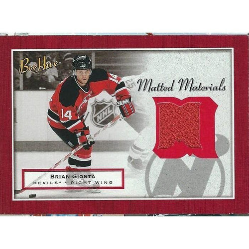2005-06 Upper Deck Beehive Brian Gionta Matted Materials Jersey BB NJD