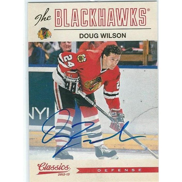 2012-13 Panini Classics Signatures Doug Wilson Autograph #93 CHI