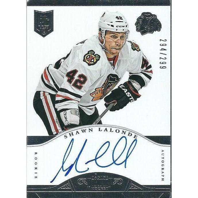 2013-14 Panini Dominion Shawn Lalonde Rookie Autograph /299 BB CHI