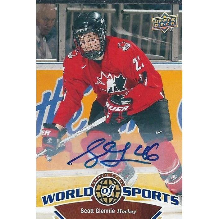 2010-11 Upper Deck World of Sports Scott Glennie Autograph Team Canada BB DAL