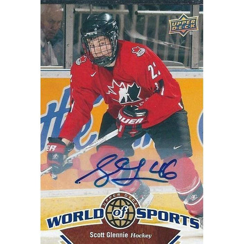 2010-11 Upper Deck World of Sports Scott Glennie Autograph Team Canada BB DAL