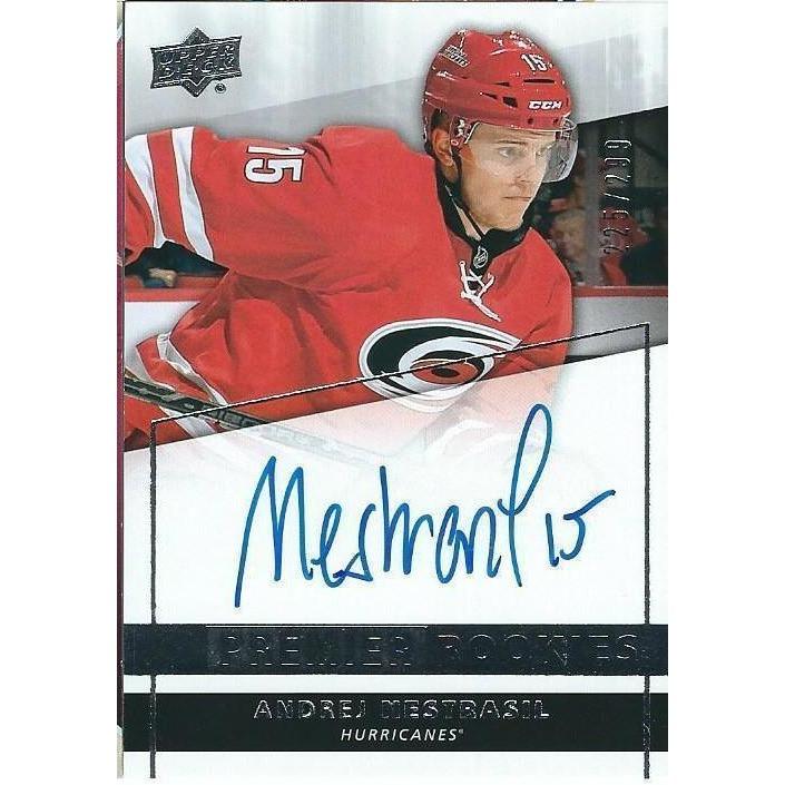 2014-15 Upper Deck Premier Andrej Nestrasil Premier Rookie Autograph /299 BB CAR