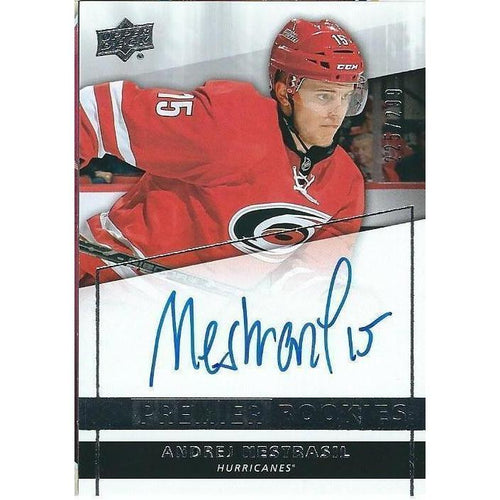 2014-15 Upper Deck Premier Andrej Nestrasil Premier Rookie Autograph /299 BB CAR