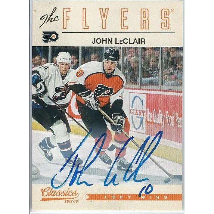2012-13 Panini Classics Signatures John Leclair Autograph #20 PHI