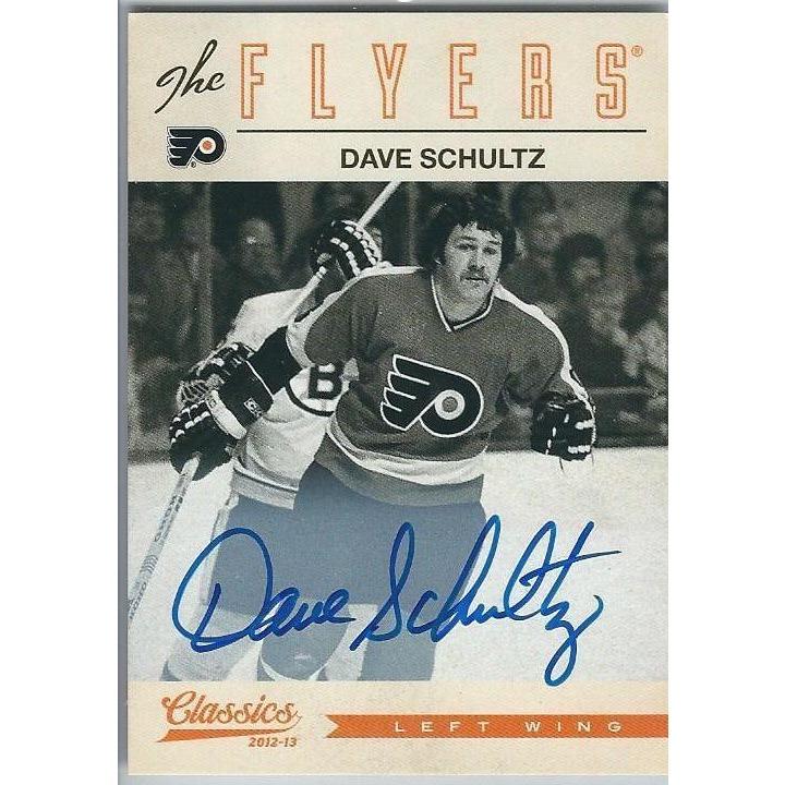 2012-13 Panini Classics Signatures Dave Schultz Autograph #67 PHI