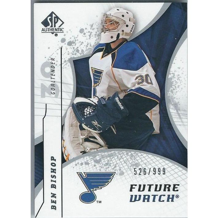 2008-09 SPA SP Authentic Ben Bishop Future Watch Rookie /999 STL