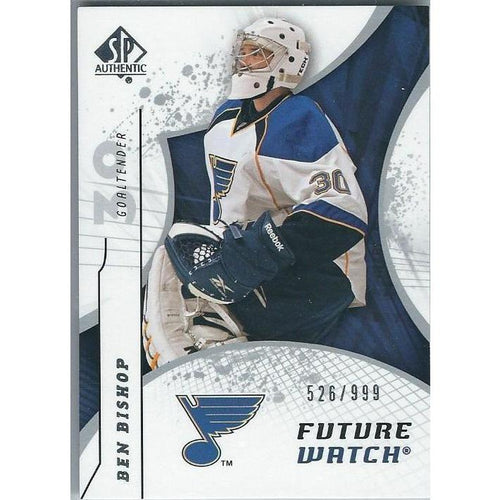 2008-09 SPA SP Authentic Ben Bishop Future Watch Rookie /999 STL