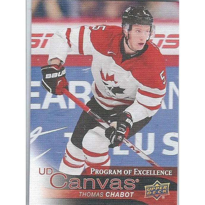 2016-17 Upper Deck Thomas Chabot Program of Excellence Canvas Rookie #C261 OTT