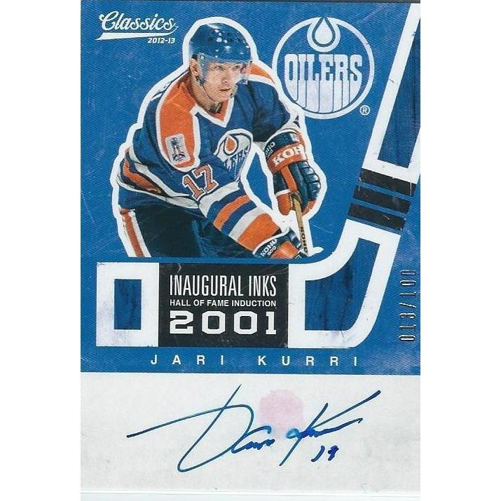 2012-13 Panini Classics Signatures Jari Kurri Inaugural Inks Autograph /100 EDM