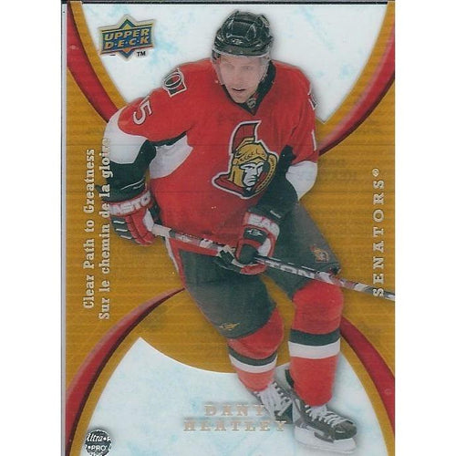 2008-09 Upper Deck McDonalds Dany Heatley Clear Path to Greatness OTT