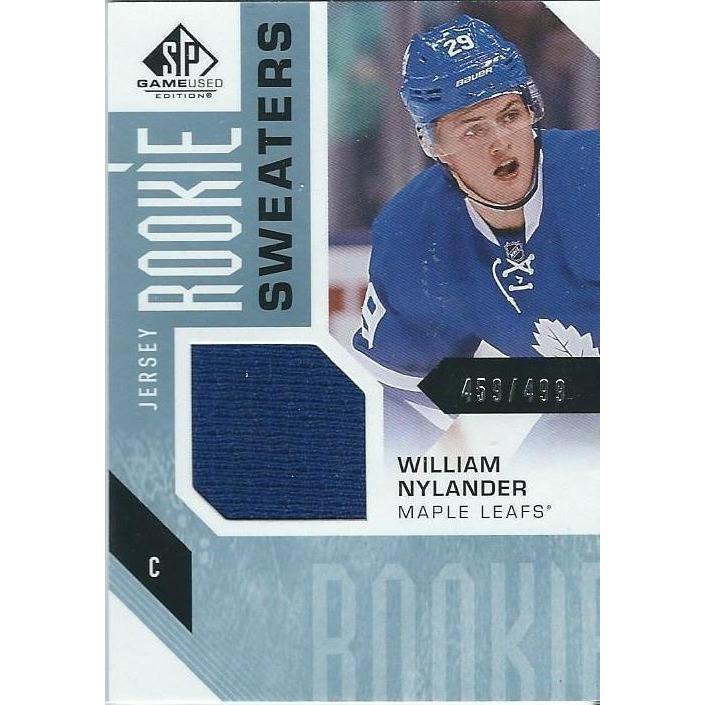 2016-17 SPGU SP Game Used William Nylander Rookie Sweaters Jersey /499 TOR