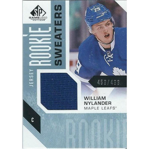 2016-17 SPGU SP Game Used William Nylander Rookie Sweaters Jersey /499 TOR