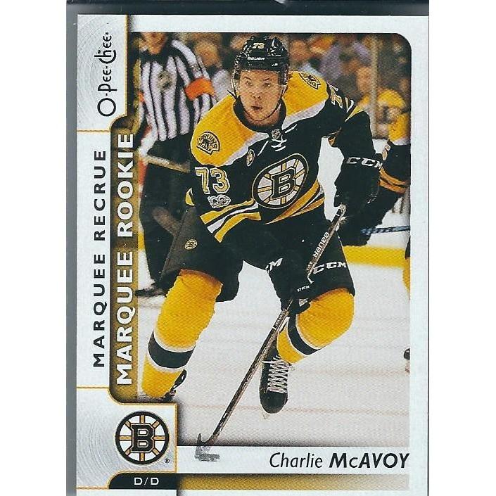 2017-18 OPC O-Pee-Chee Charlie McAvoy Marquee Rookie #576 BOS