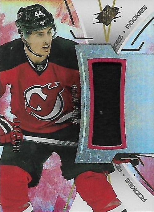 2016-17 Upper Deck SPx Miles Wood Rookie Jersey /235 BB NJD