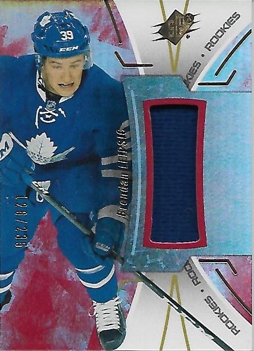 2016-17 Upper Deck SPx Brendan Leipsic Rookie Jersey /235 TOR
