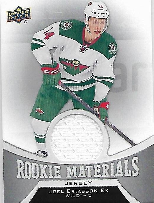 2016-17 Upper Deck Joel Eriksson Ek Rookie Materials Jersey BB MIN