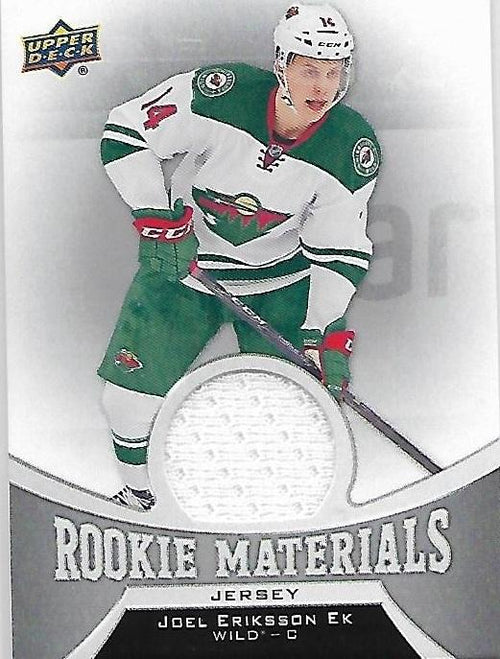 2016-17 Upper Deck Joel Eriksson Ek Rookie Materials Jersey BB MIN