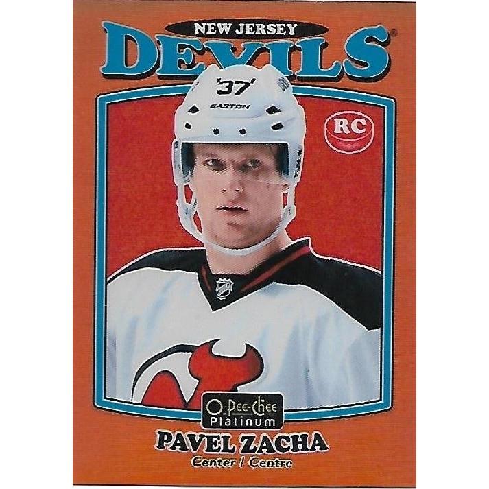 2016-17 OPC O-Pee-Chee Platinum Pavel Zacha Rookie Retro Orange Rainbow /49 #R-79 NJD